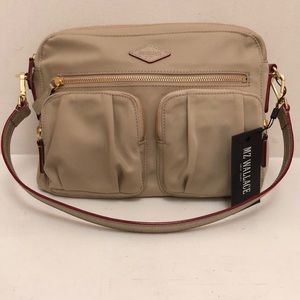 MZ Wallace Extra Small Crossbody in Flax